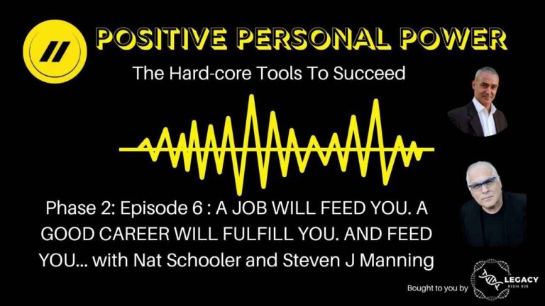 A JOB WILL FEED YOU. A GOOD CAREER WILL FULFILL YOU. AND FEED YOU...