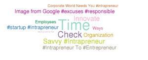 Being an intrapreneur